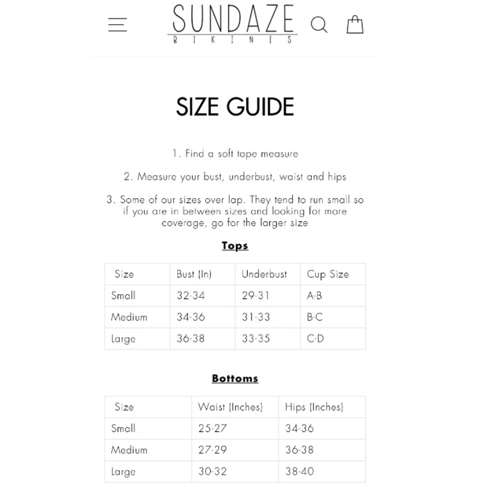 Sundazed Black Nixie Ruffle Edge Bikini Top Sz 36C - Picture 8 of 8